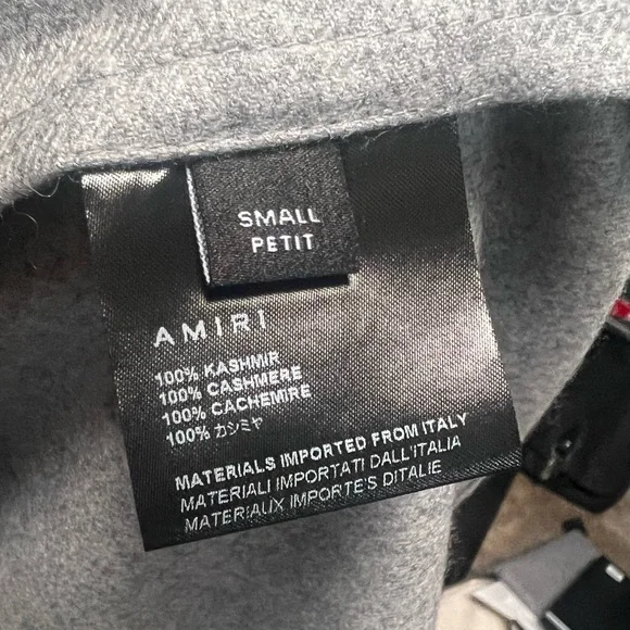 AMIRI Cashmere Overshirt. NWT Women’s Small/Petit.